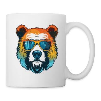 Tête d’ours polaire Cool ours polaire - Mug blanc - blanc - Droite