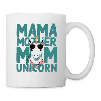 Licorne Maman Drôle Licornes Aimant Maman - Mug blanc - blanc - Droite