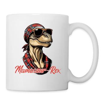 Mamasaur Rex Funny Dinosaur Mother Iconic - Mug - white - Right