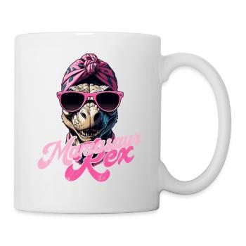 Mamasaur Rex Funny Dinosaur Mother Iconic - Mug - white - Right