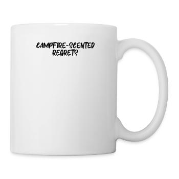 Camping - Campfire-scented regrets - Tasse - Weiß - Rechts