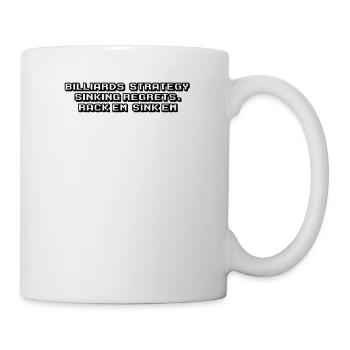Billiards - Billiards: strategy, sinking regrets. - Mug - white - Right