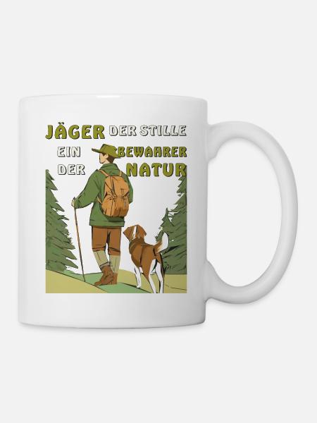 JÄGER BEWAHRER DER NATUR - Tasse - Weiß