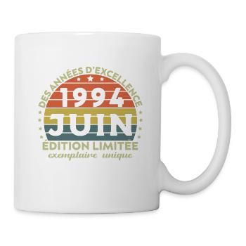 Made in June 1994 Birthday Gift - Mug - white - Right
