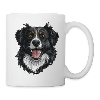 Stabyhoun | Cartoon Artwork - Tasse - Weiß - Rechts