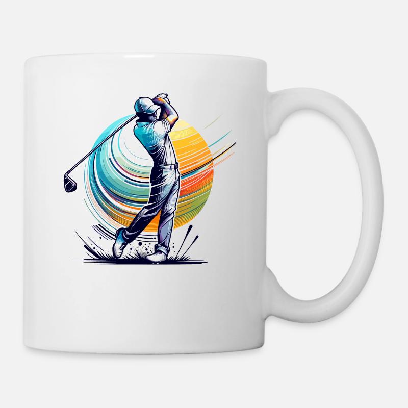 Golfer Golfspieler Golfer Golfer - Tasse - Weiß