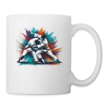 Colorful Judo Martial Artist Martial Arts - Mug - white - Right