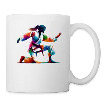 Colorful Judo Martial Artist Martial Arts - Mug - white - Right