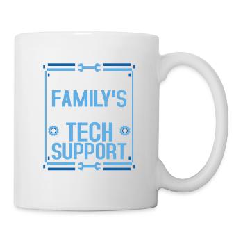 I'm My Family's Unpaid Tech Support Computer IT Sy - Tasse - Weiß - Rechts