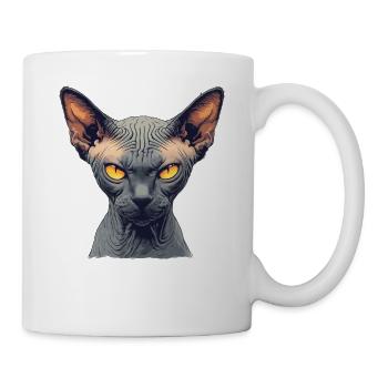 Sphynx Kätzchen Sphynx Katze - Tasse - Weiß - Rechts