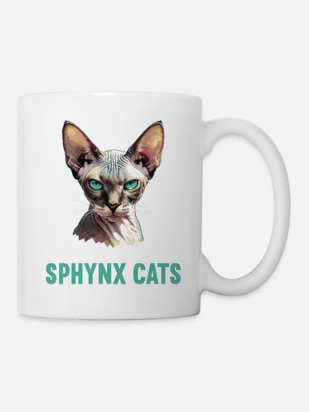 Sphynx Kätzchen Sphynx Katze - Tasse - Weiß