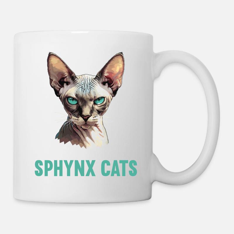 Sphynx Kätzchen Sphynx Katze - Tasse - Weiß