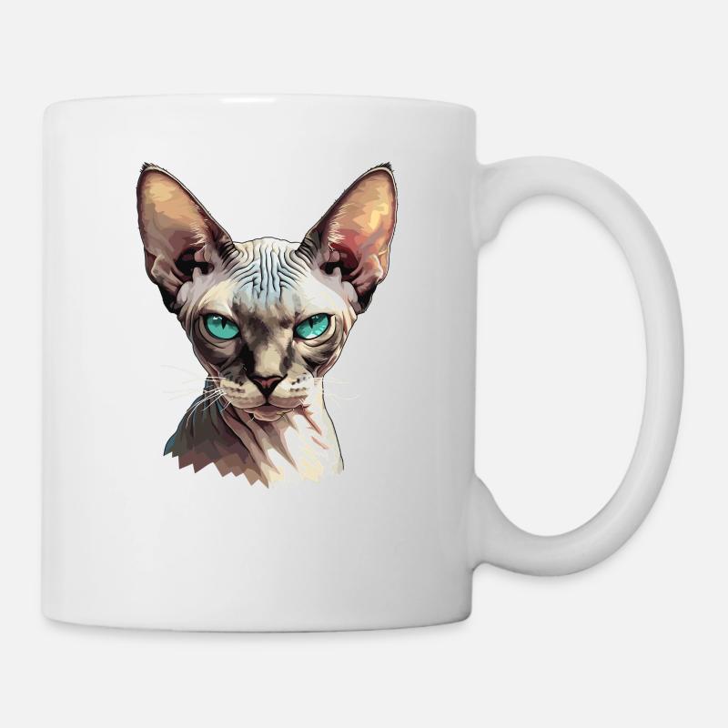 Sphynx Kätzchen Sphynx Katze - Tasse - Weiß