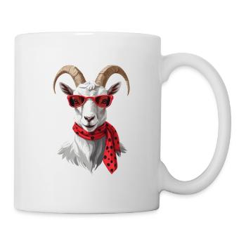 Drôle de maman chèvre parfaite pour la fête des mères - Mug blanc - blanc - Droite