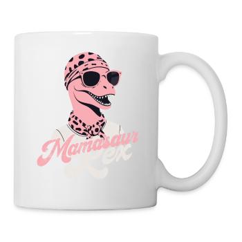 Mamasaur Rex Funny Dinosaur Mother Iconic - Mug - white - Right