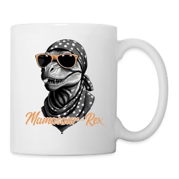Mamasaur Rex drôle dinosaure mère Style - Mug blanc - blanc - Droite