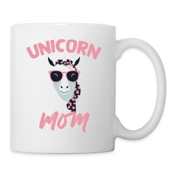 Licorne Maman Licornes Élégantes Femme Aimante - Mug blanc - blanc - Droite
