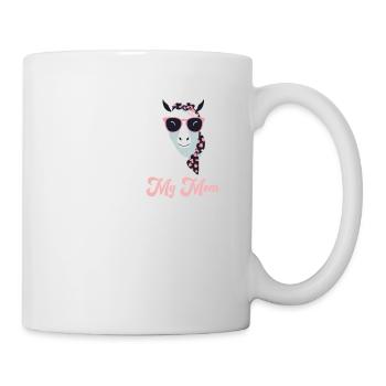 Lustiger Mutter Vergleich Einhorn Mama Design - Tasse - Weiß - Rechts