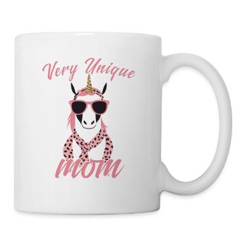 Licorne Maman Unique Élégante Licorne Femme - Mug blanc - blanc - Droite