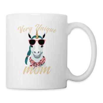 Très Unique Maman Licorne Maman Amoureux - Mug blanc - blanc - Droite