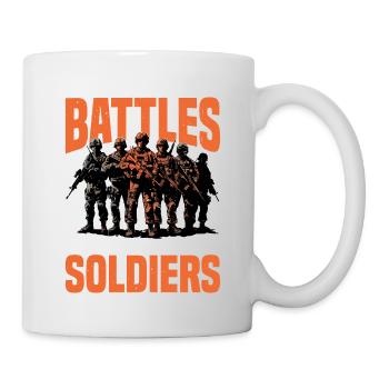 God Gives His Toughest Battles To His Strongest 10 - Mug - white - Right
