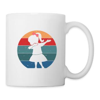 3. Geburtstag - BÄÄM, Mädchen mit DAB Tanz - Tasse - Weiß - Rechts