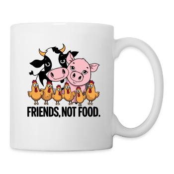 Not Food Animals Kein Fleisch - Tasse - Weiß - Rechts