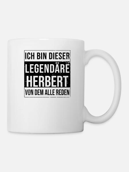 Ich bin dieser legendäre für Herbert - Tasse - Weiß