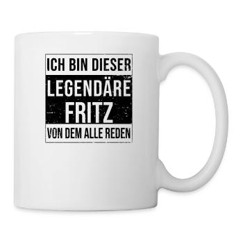 Je suis cette légende pour Fritz - Mug blanc - blanc - Droite