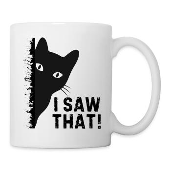 I Saw That Black Cat - Mug - white - Right