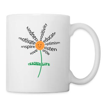 Lehren, Liebe, Lehrer inspirieren Inspirierender Lehrer - Tasse - Weiß - Rechts
