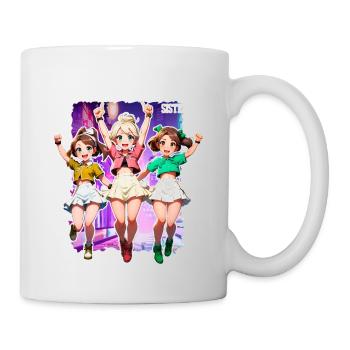 Whats Up Sister Funny Trendy Streamer Cute Girl - Mug - white - Right