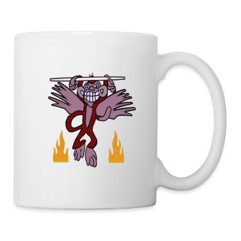 Singe volant - Mug blanc - blanc - Droite