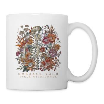 Cottagecore Embrace Your Inner Wildflower - Tasse - Weiß - Rechts