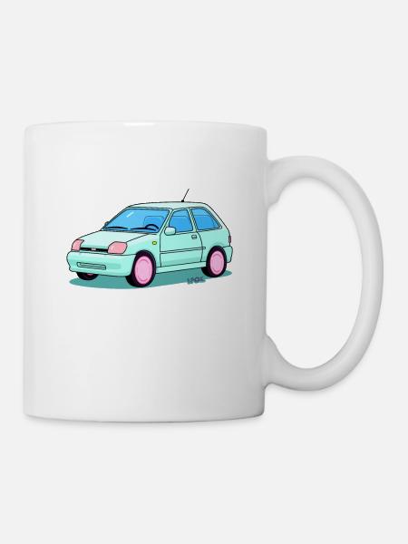 Cute and ascetic car fashion - Mug - white