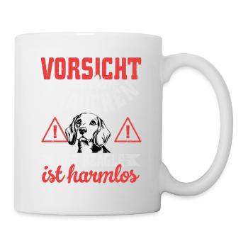 Beware of the owner of the Beagle is harmless - Mug - white - Right