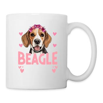 Beagle Maman Chiot Beagles Propriétaire de chien - Mug blanc - blanc - Droite