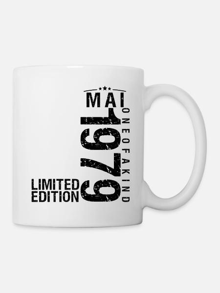 Geburtstag Mai 1979 Mai geboren im Mai - Tasse - Weiß