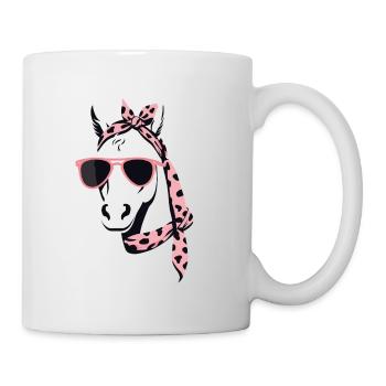 Maman Cheval Cheval Amant Mère Cheval Fille - Mug blanc - blanc - Droite