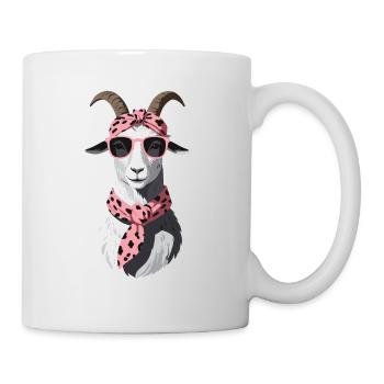 Drôle de maman chèvre parfaite pour la fête des mères - Mug blanc - blanc - Droite