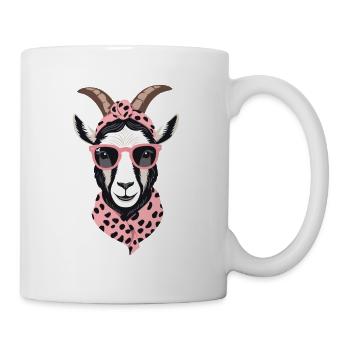Lustige Mama Ziege Perfekt Zum Muttertag - Tasse - Weiß - Rechts