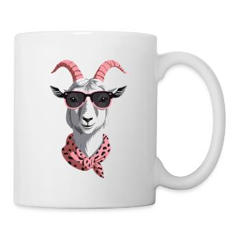 Lustige Mama Ziege Perfekt Zum Muttertag - Tasse - Weiß - Rechts