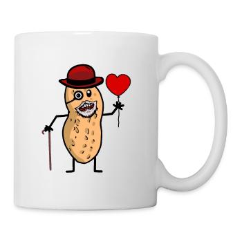 Peanut Grandpa Grandfather Heart Birthday Nut - Mug - white - Right