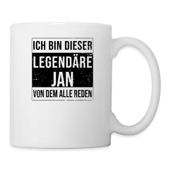 I'm this legendary for Jan - Mug - white - Right