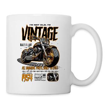 Motorcycle Bikers Motorbike Birthday Born In 1954 - Mug - white - Right