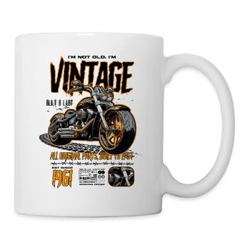 Moto Motards Motard Anniversaire Né En 1961 - Mug blanc - blanc - Droite