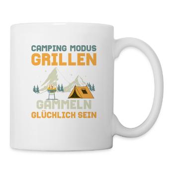 Mode Camping Grillades Paresser Être Heureux Nature - Mug blanc - blanc - Droite