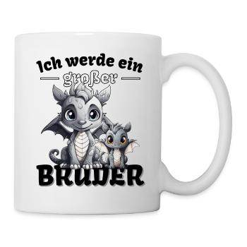 Annonce de la prochaine génération | Je vais être un grand frère en 2025 - Mug blanc - blanc - Droite