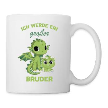 Annonce de la prochaine génération | Je vais être un grand frère en 2025 - Mug blanc - blanc - Droite