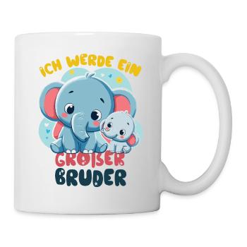 Annonce de la prochaine génération | Je vais être un grand frère en 2025 - Mug blanc - blanc - Droite
